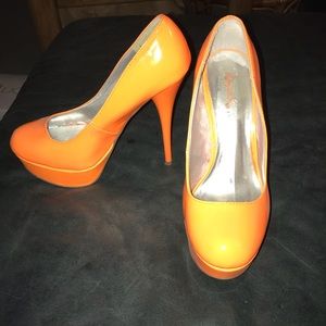 Orange heels